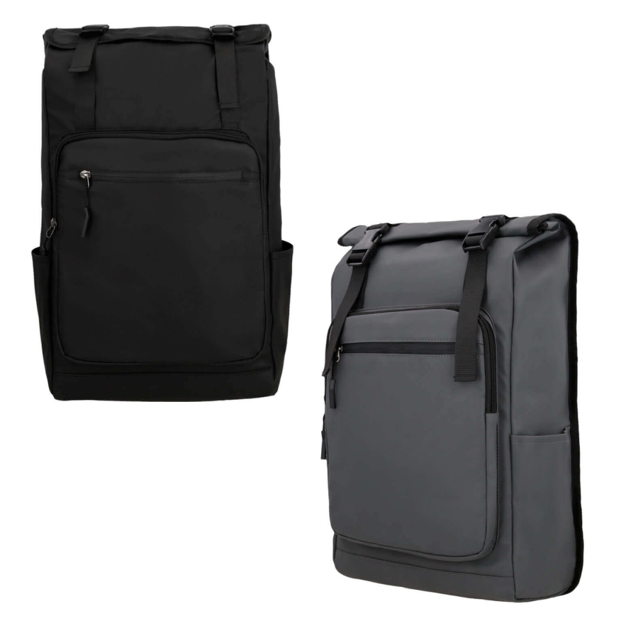 MOCHILA EXTENSIBLE ENROLLABLE CON 1 COMPARTIMENTO PRINCIPAL  F0203