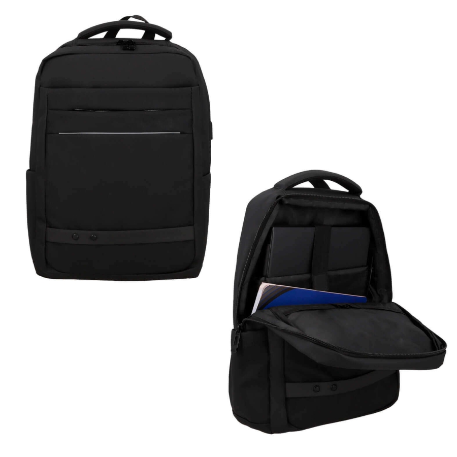 MOCHILA CON 3 COMPARTIMENTOS  F0207