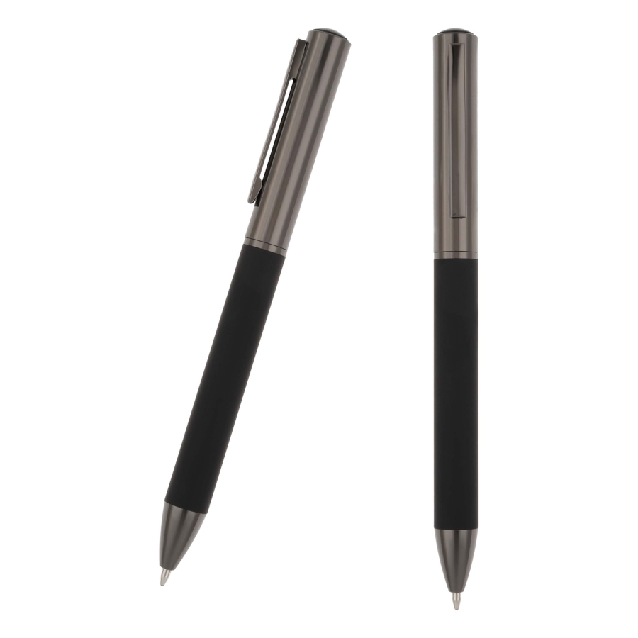 BOLÍGRAFO METÁLICO ROLLER CON CLIP Y MECANISMO RETRÁCTIL F0426