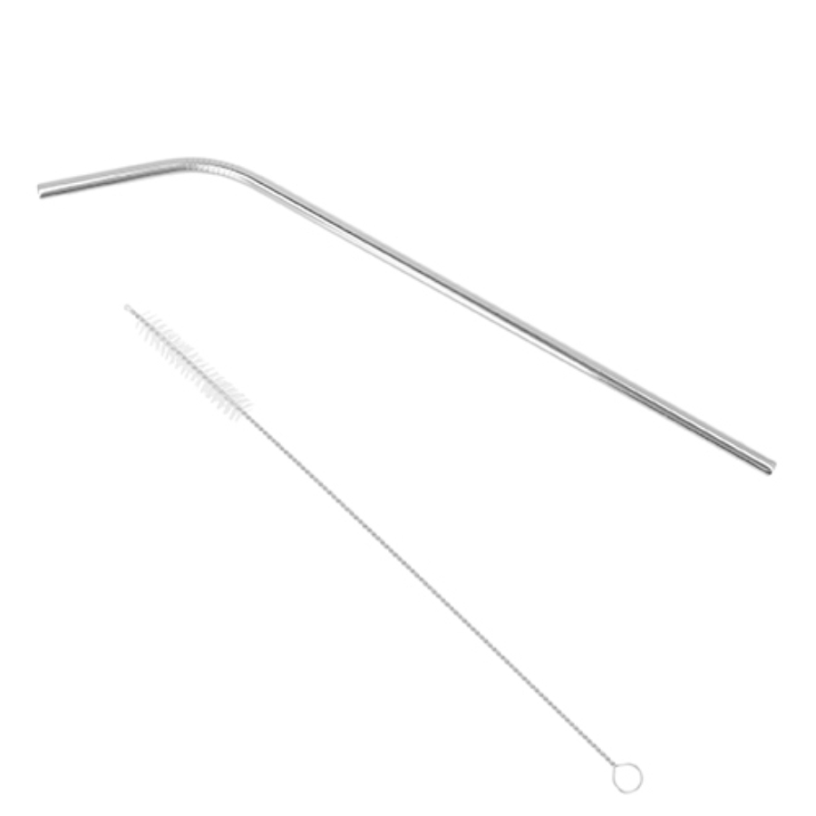 POPOTE DE ACERO INOXIDABLE REUTIZABLE F0466