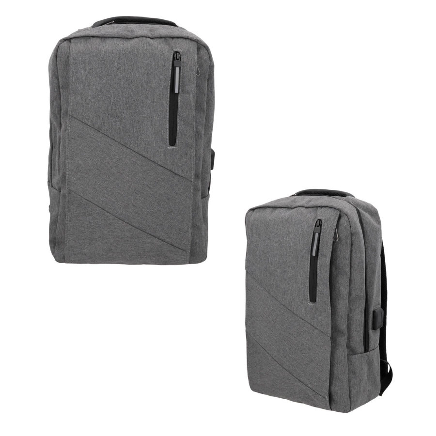 MOCHILA DE 2 COMPARTIMENTOS. 1 COMPARTIMENTO PRINCIPAL CON APARTADOPARA LAPTO DE 16 PULGADAS F0104