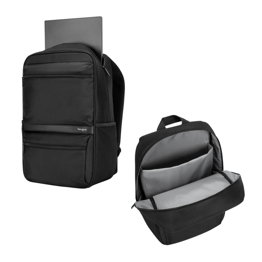 MOCHILA DE SILUETA MODERNA QUE CUENTA CON UN COMPARTIMENTO ACOLCHONADO PARA COMPUTADORA PORTATÍL DE 15.6" F0124