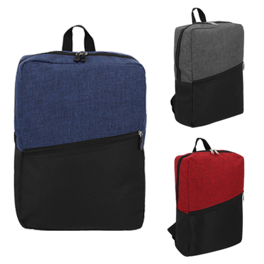 MOCHILA CON 2 COMPARTIMENTOS Y DOBLE CIERRE. F0131