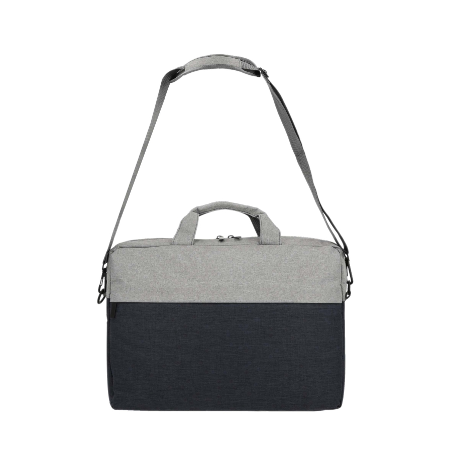 PORTAFOLIO DE POLIÉSTER CON PORTA LAPTOP, DOS ASAS , BANDA TRASERA PARA MALETA DE VIAJE Y CORREO AJUSTABLE. F0143
